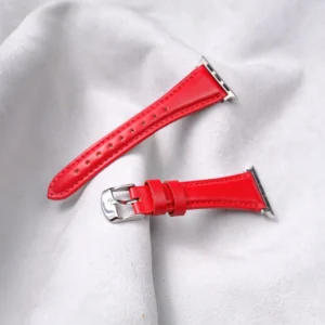 Apple Watch Leather Strap — Strawberry
