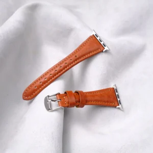 Apple Watch Leather Strap — Cognac